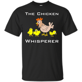 Chicken Whisperer Funny T-shirt_black=