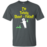 I'm Totally Sheet Faced! Halloween Beer Classic T Shirt_black=