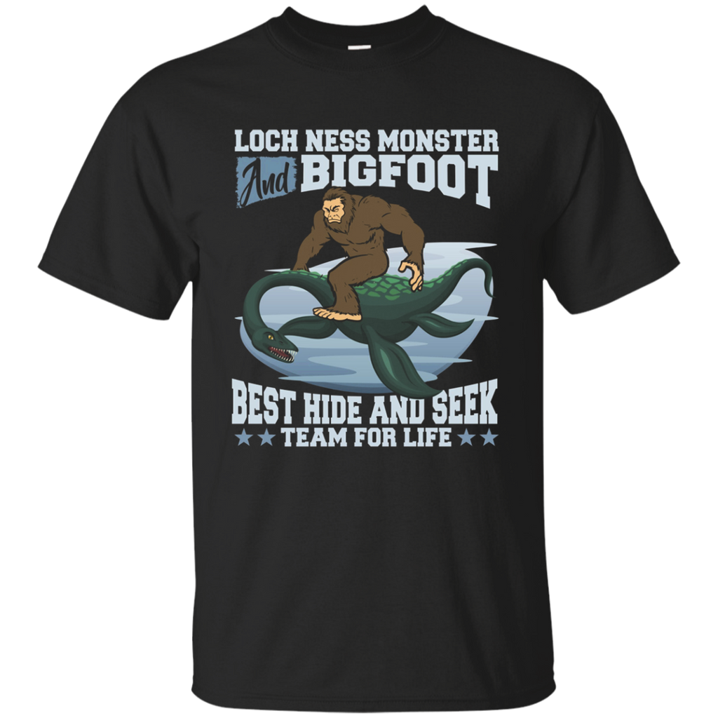 Loch Ness Monster And Bigfoot Shirts Best Hide And Seek Team
