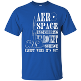 Rocket Science Tshirt for Aerospace Engineers and Scientists_Black