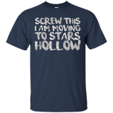 Screw This I Am Moving To Stars Hollow Shirt_Black