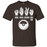 Rock Paper Scissors Table Saw Shirt-Funny Carpenter T-Shirt._Black