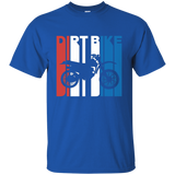 Retro RWnB Dirt Bike Silhouette T-Shirt_Black