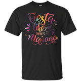 Fiesta Like There's No Manana Salsa Bachata Dance T-shirt_black=