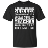 What Your Social Studies Teacher Told You To Do T-shirt_black=