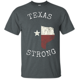 Texas Strong Support for Texas Hurricane Harvey T-Shirt_Black