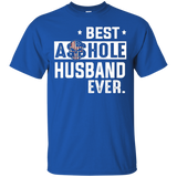 Best Asshole Husband Ever Funny T-shirt_black=