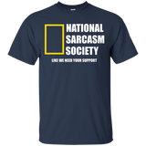 National Sarcasm Society Tshirt_Black