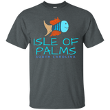 Isle Of Palms T-shirt, South Carolina Fun Fish T-shirt_black=