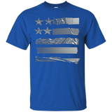 Mechanic American Flag Duct Tape T-shirt Patriotic_black=