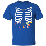 Glow In The Dark Halloween Candy Ribs Graphic Tee_black=