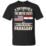 Paraguay lovers in usa shirt_Black