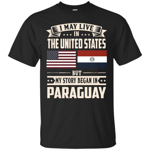 Paraguay lovers in usa shirt_Black