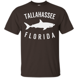 Tallahassee Florida T Shirt FL Shark Souvenir_Black