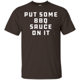 Put Some BBQ, Barbecue, Sauce on it - T-shirt for Men, Women_Black