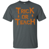 Teacher Halloween Shirt Trick Or Teach T-shirt_black=