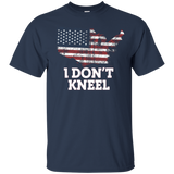 I Don't Kneel Patriotic American T-shirt_black=