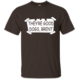 They're Good Dogs, Brent - We Rate Dogs Parody T-shirt_black=