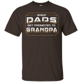 Great Dads Get Promoted To Grandpa - Coolest Grandpa Shirt_black=