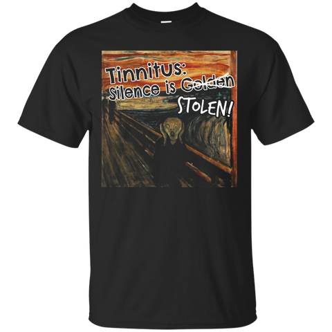 Tinnitus awareness T-Shirt_Black