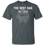 The best dad has a beard Awesome T shirt for fathers_Black