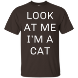 Look At Me I'm A Cat Halloween Costume Shirt Women Men Kids_black=