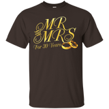 30th Wedding Anniversary T-shirt Mr&mrs Gifts For Couples_black