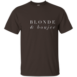 Womens Blonde & Boujee T Shirt_Navy