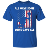 All Gave Some Some Gave All T-shirt Veteran & Memorial's Day_black