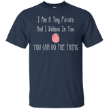 Tiny Kawaii Potato T-Shirt Kawaii Anime Clothes_Black