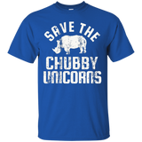 Save The Chubby Unicorns Shirt Rhino Distressed Top T-shirt_black=