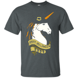 Halloween Unicorn Witch Hat T-shirt Costume_black=