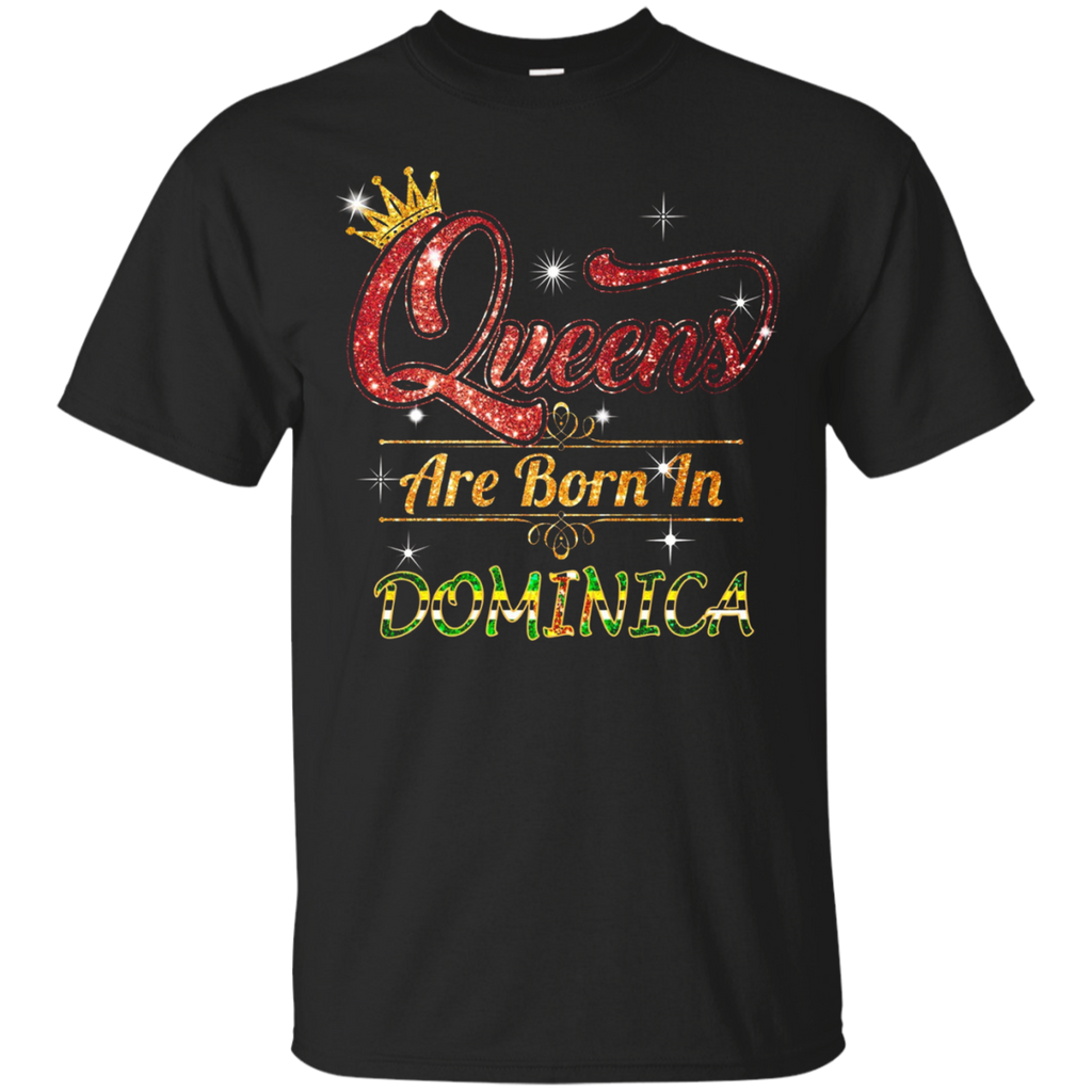 Queens born in Dominica Shirt_Black