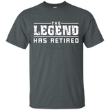 The Legend Has Retired Funny T-Shirt_Black