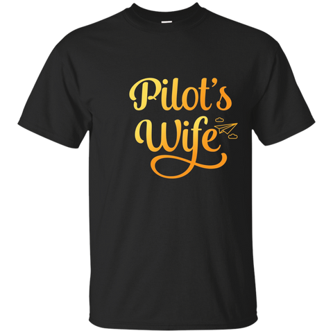 Cute Pilot's Wife Shirt, Pilot Family Aviation Mom Gift_navy=