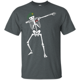 Dabbing Skeleton Veteran T-shirt Halloween Hip Hop Dab_black