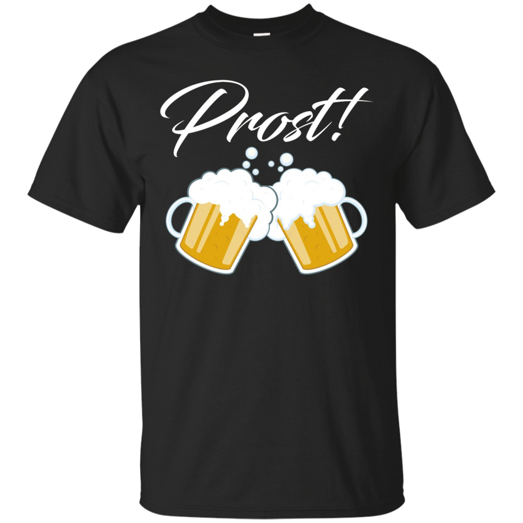 Oktoberfest Prost T-Shirt - Cheers in German - Drinking Gift_Black