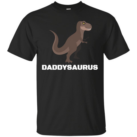 Daddysaurus Tshirt Gift For The Best Dads Ever_black