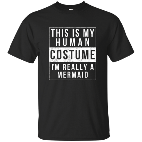 I'm Really A Mermaid Costume Halloween Shirt Funny