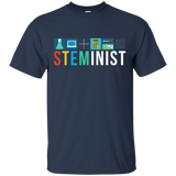 Steminist T-shirt Support Science Tech Eng And Math_black=