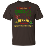 Military Nephew Christmas Deployment Shirt, Aunt and Uncle_Black