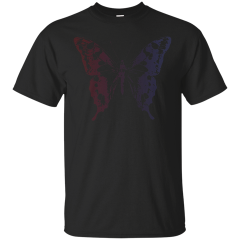 Butterfly T-shirt (red, Purple)_black=