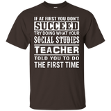 What Your Social Studies Teacher Told You To Do T-shirt_black=