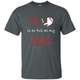 Heart Is Full As My Schedule Football Baseball Hockey Tshirt_black=