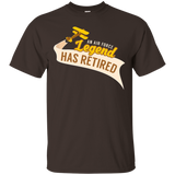 Cool T Shirt For Retired Grandpa. Air Force Retirement Gifts_black