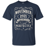 Legends Were Born In November 1971 Shirt 46th Birthday Gift