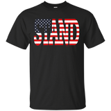 American Flag Stand For The Anthem T Shirt_black=