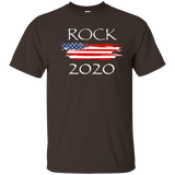 Rock 2020 President Election Political Campaign tee shirt_Black