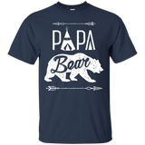 Papa Bear Mama Bear T-shirt - Funny Camping shirt_Black