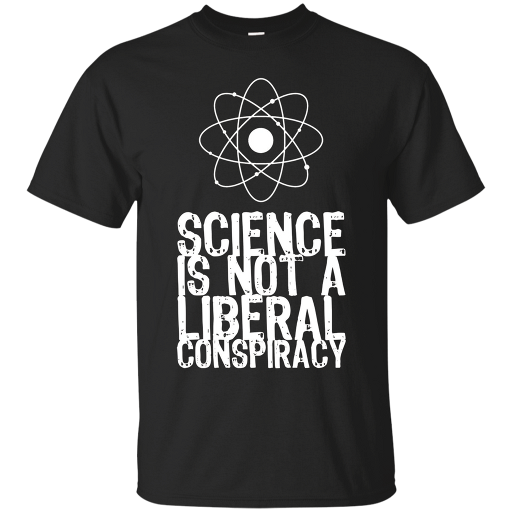 Science Is Not A Liberal Conspiracy T-shirt_Black
